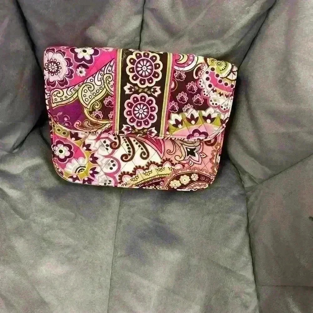 Vera Bradley Very Berry Paisley shoulder purse new